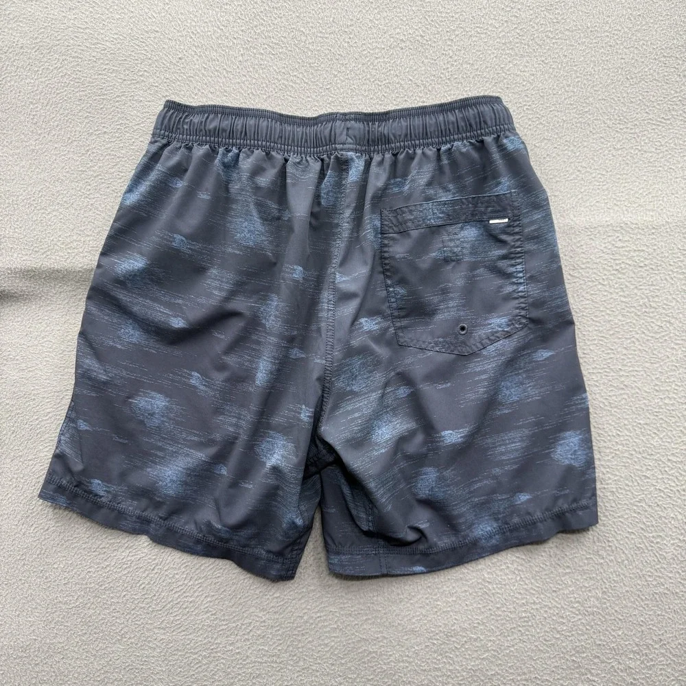 Vuori Swim Shorts Mens Medium Blue Flecked Trunks Lined Quick Dry Stretch Beach